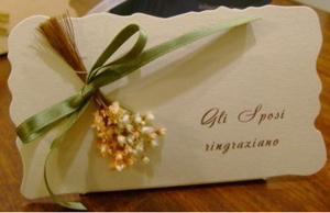 ringraziamenti dopo matrimonio